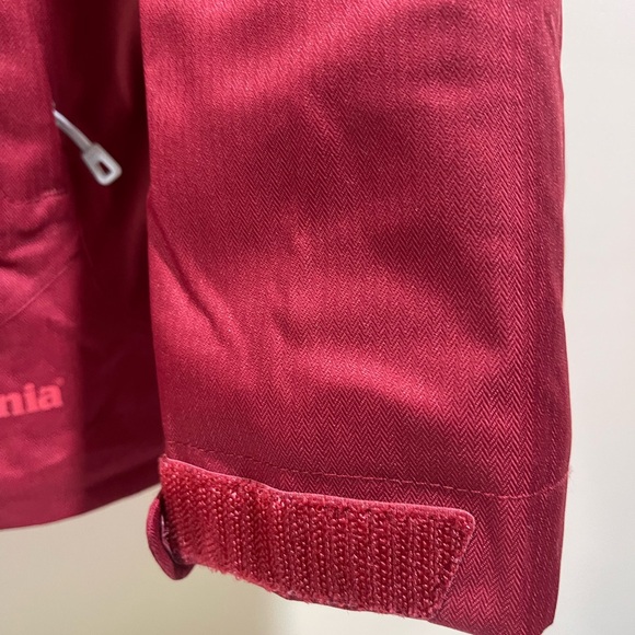 Patagonia RUBICON RED BURGUNDY RECCO H2NO Women's Crimson Ski Jacket sizeS - Picture 7 of 16